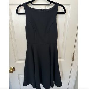 Lulus Fall For You Black Skater Dress